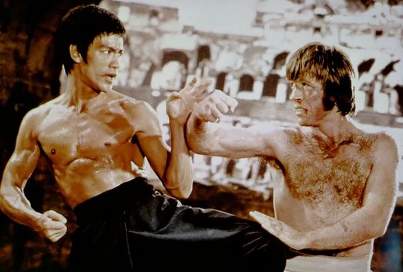 Chuck Norris action movie star and martial artist
