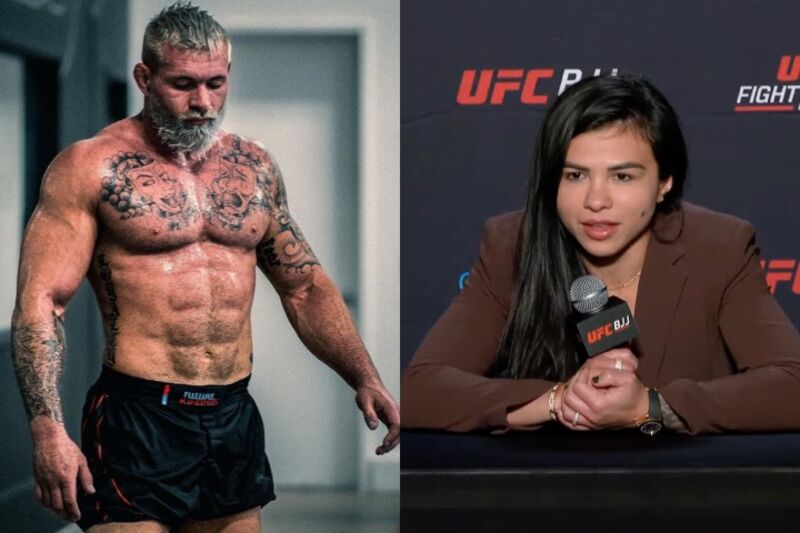 Gordon Ryan and Claudia Gadelha at BJJ event
