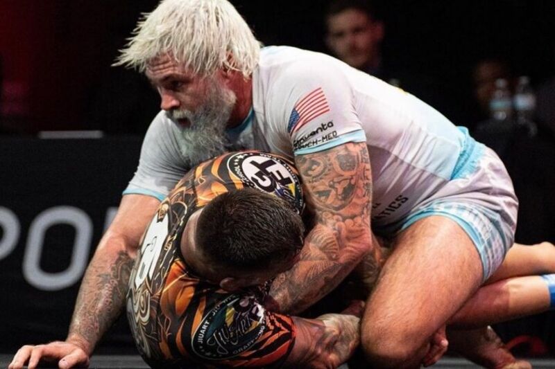 Gordon Ryan controlling top position in BJJ