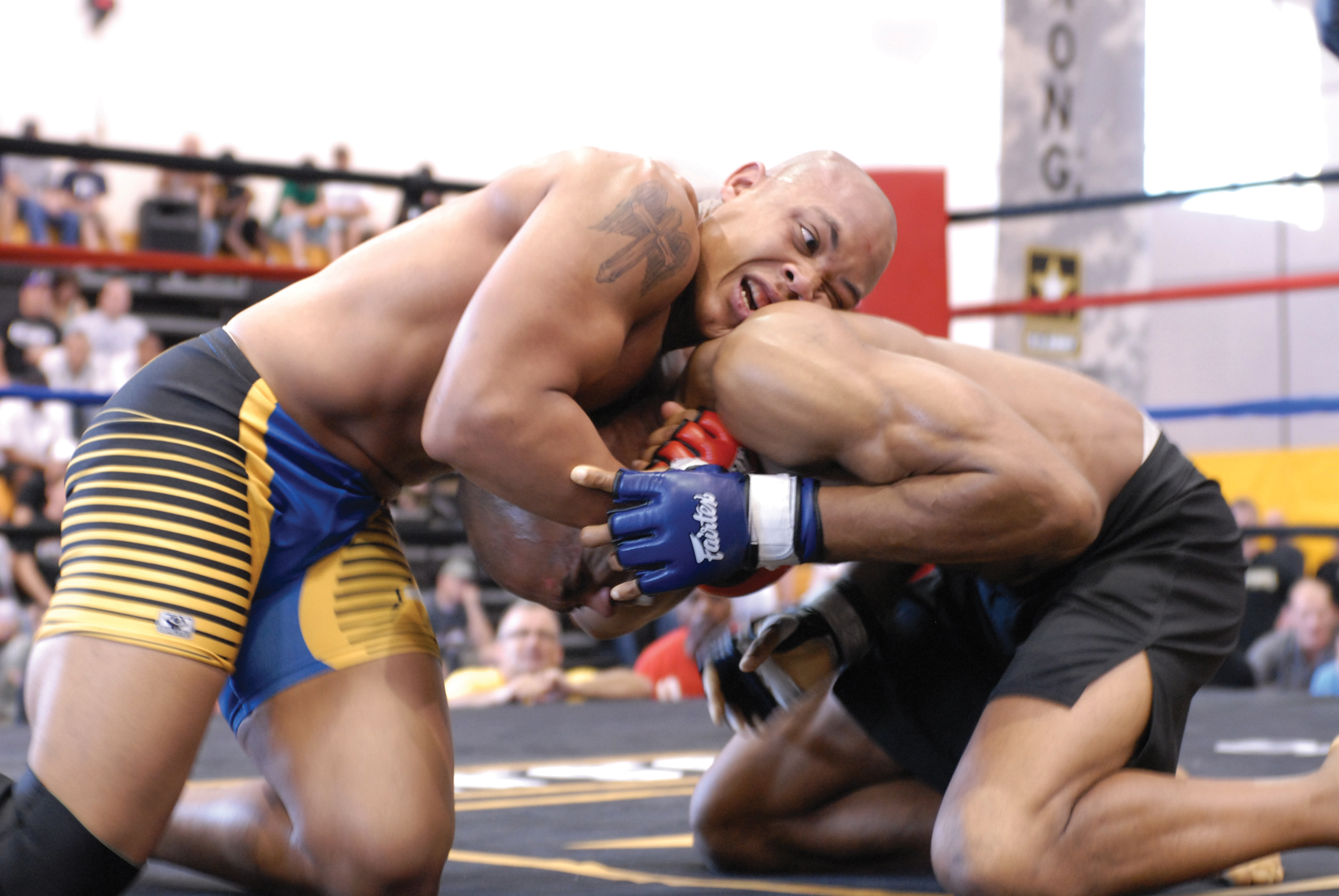 Mixed martial arts training emphasizing grappling fundamentals