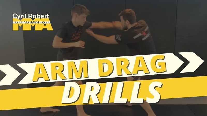 Arm drag no-gi drilling sequence for grappling and MMA
