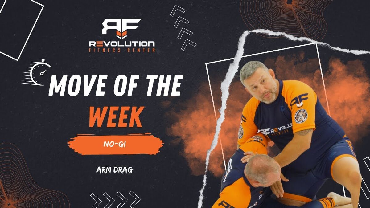 Arm drag no-gi featured image showing a standing back-take setup