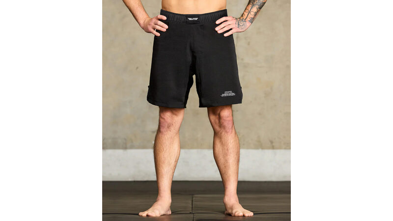 Elite Sports Black Jack black BJJ shorts official product image