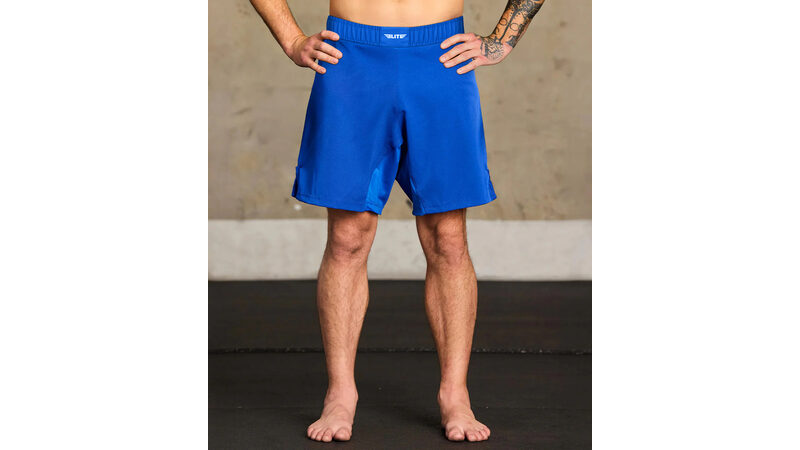 Elite Sports Black Jack blue BJJ shorts official product image