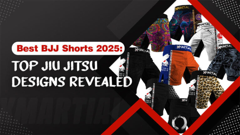 Best BJJ shorts 2026 featured image showing official no-gi shorts designs