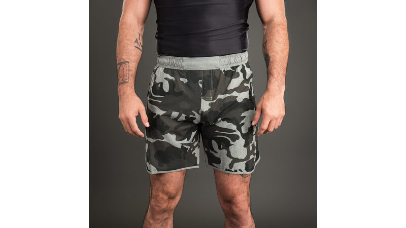 Gold Pacific no-gi BJJ shorts official product image