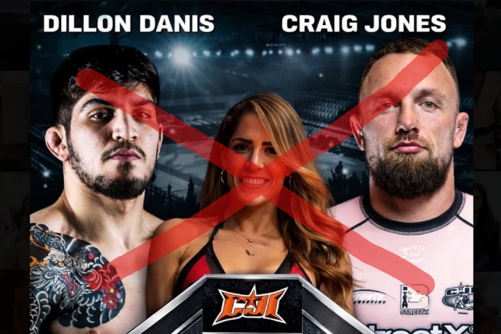 UFC BJJ cancelled CJI 3 Dillon Danis Craig Jones poster May 27 2026