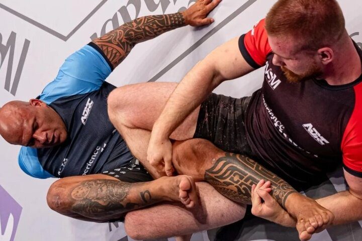 Heel hook BJJ no-gi grappling at ADXC pro grappling event