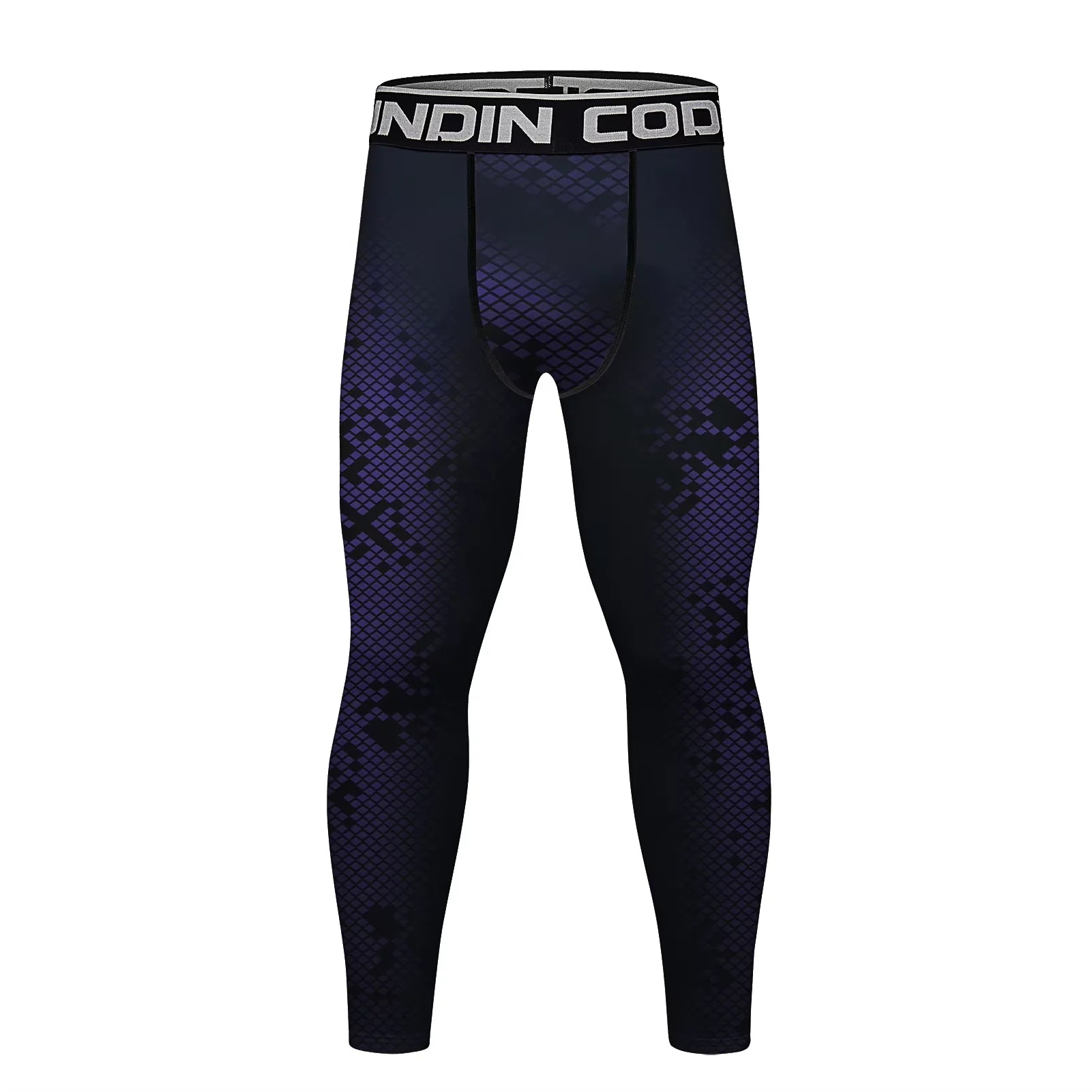 Purple Hex grappling spats | Performance compression pants - BJJ OUTLET