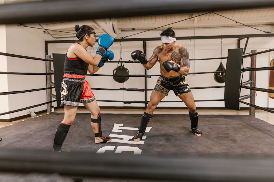 Woman combat sport sparring no-gi