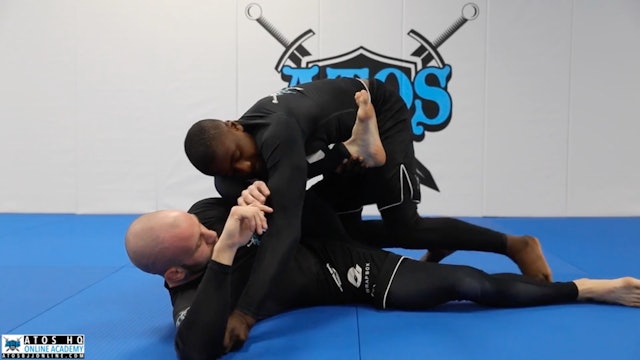 Leg Drag Pass From Half Guard