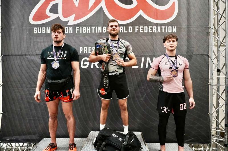 ADCC 88kg trials podium where arm triangle no-gi finishes contributed to wins