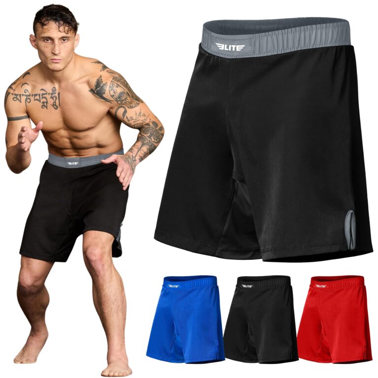 BJJ Shorts for Men No-Gi Jiu Jitsu Grappling, Muay Thai Shorts, Boxing, Kickboxing, MMA Fight Shorts Cage/UFC Training Shorts