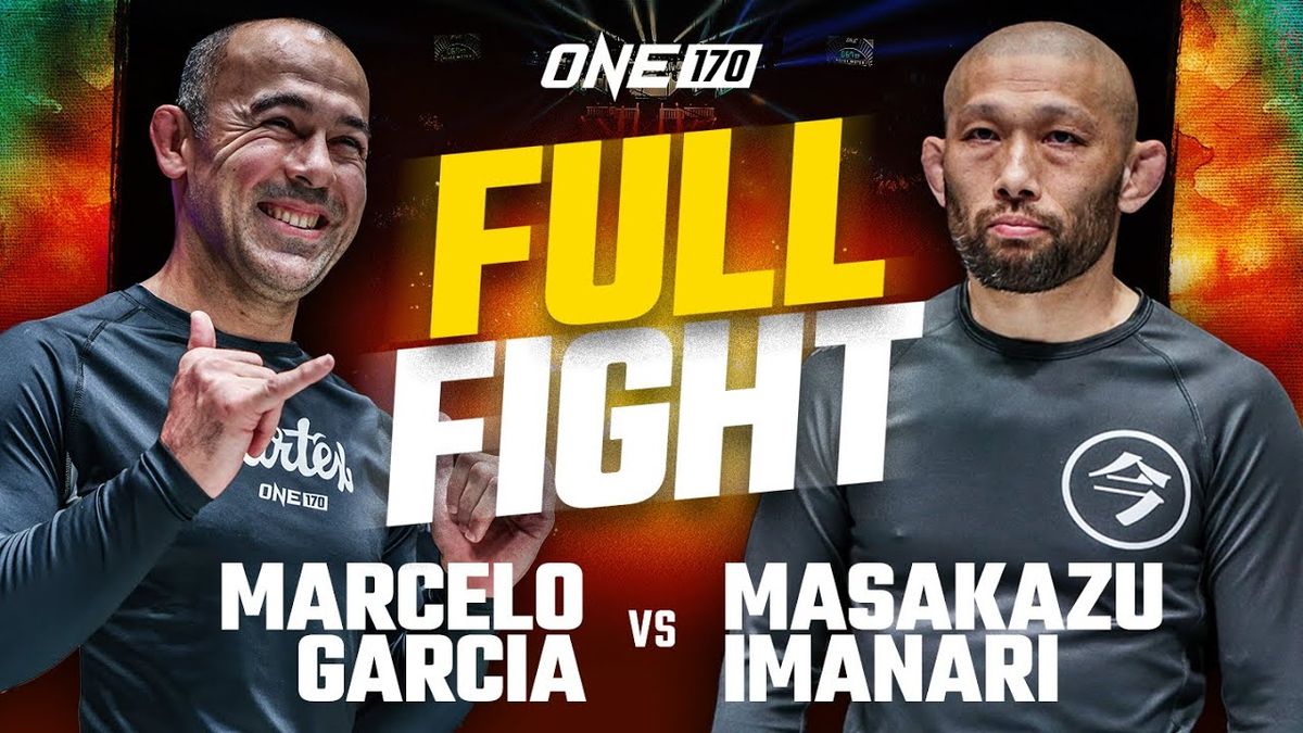 Butterfly guard BJJ no-gi master Marcelo Garcia at ONE 170
