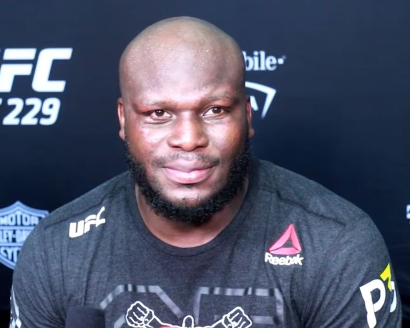 Derrick Lewis UFC heavyweight in no-gi fight kit — Freedom 250 White House