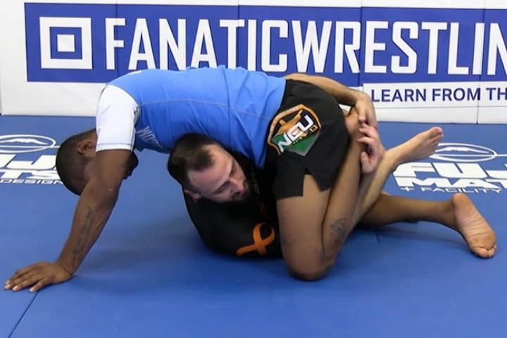 Half guard BJJ no-gi sweep demonstration on training mats