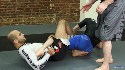 Inside ashi garami no-gi heel hook BJJ position