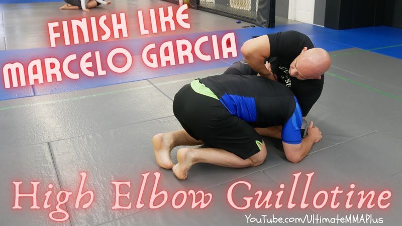 High elbow guillotine finishing details no-gi BJJ