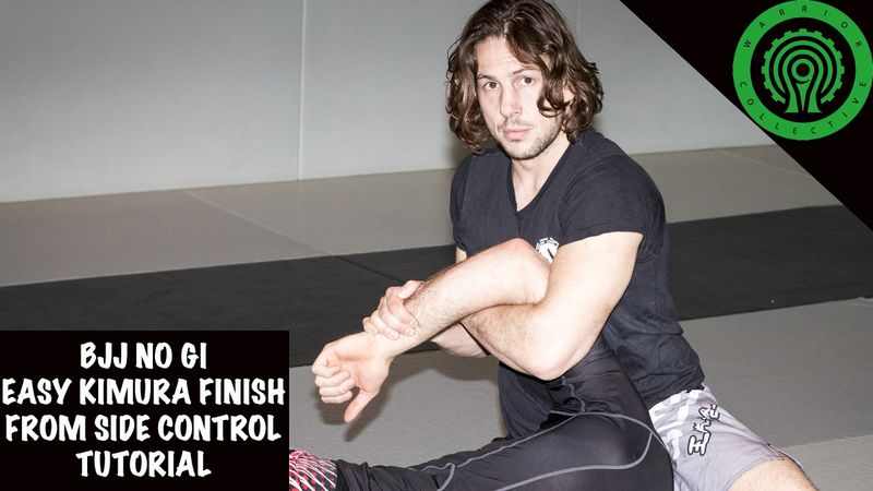 Kimura BJJ grip break demonstration from side control no gi