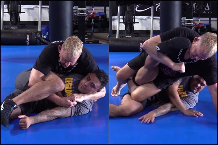 Knee bar bjj setup from leg entanglement no-gi
