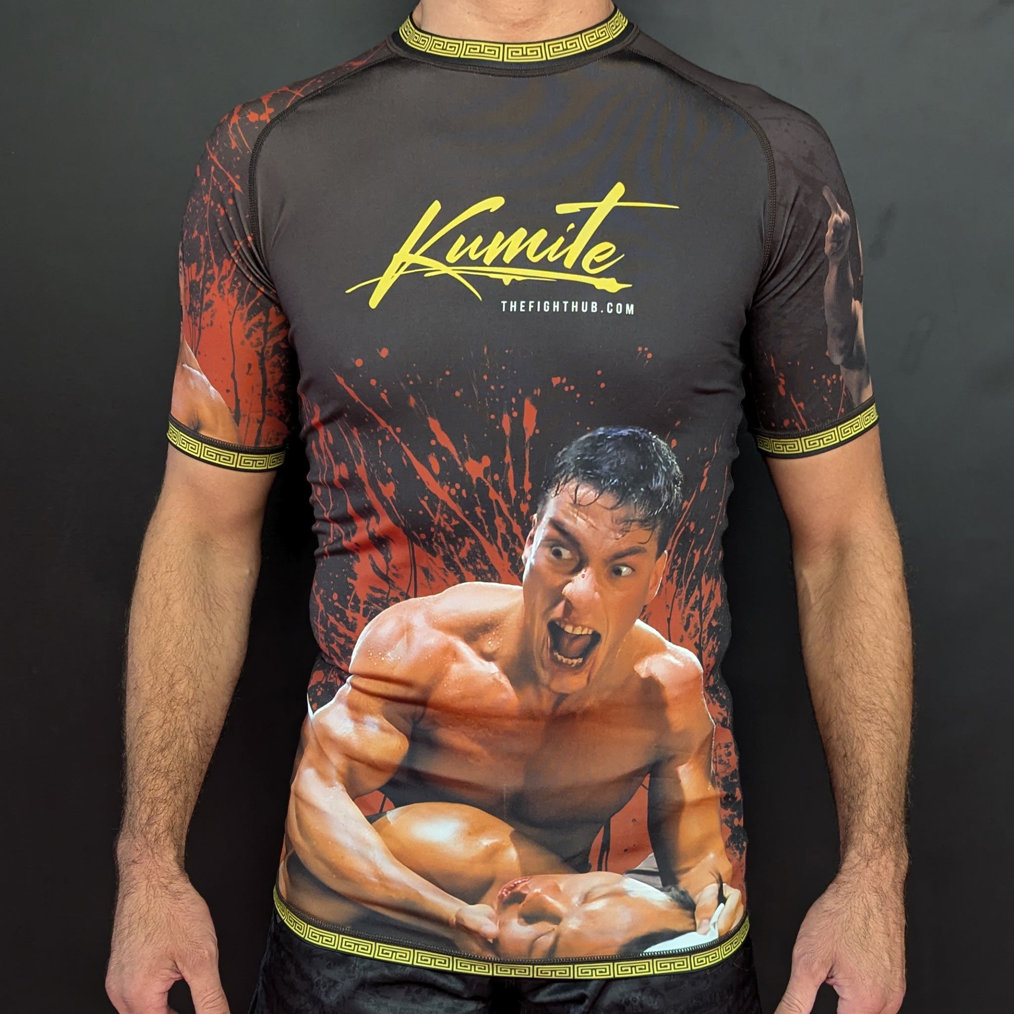 Bloodsport BJJ Rashguard – The Kumite Short‑Sleeve Training Shirt - The Fight Hub