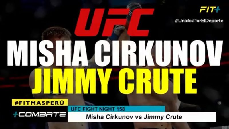Misha Cirkunov peruvian necktie Jimmy Crute UFC Fight Night 158
