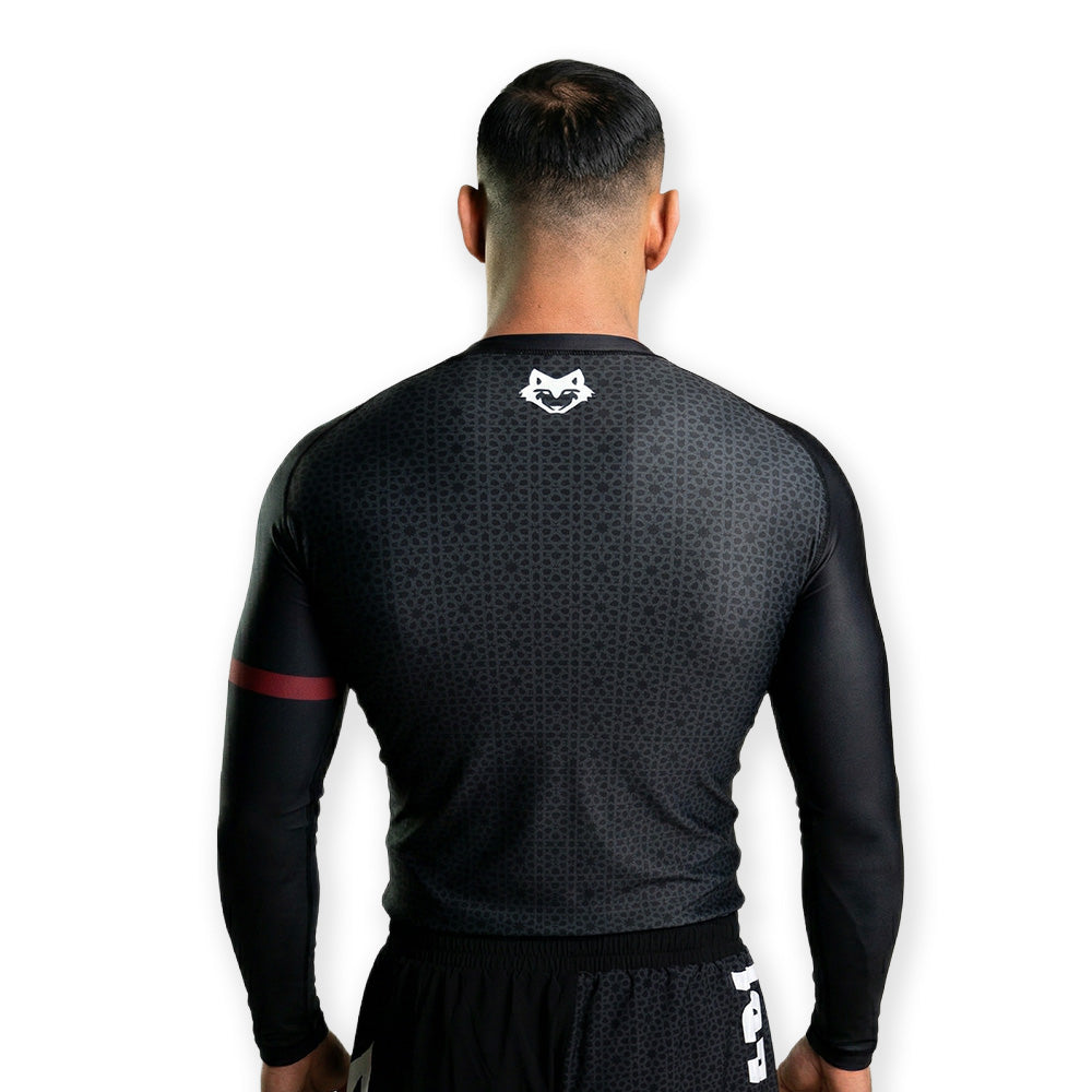 Senshi Black BJJ Rashguard – IBJJF Legal (Long Sleeve)