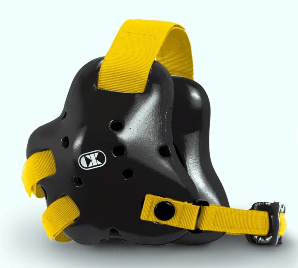 Cliff Keen Adult Fusion Wrestling Headgear Black Gold NEW - Image 1 of 1