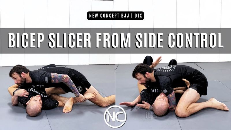 bicep slicer from side control no-gi BJJ tutorial