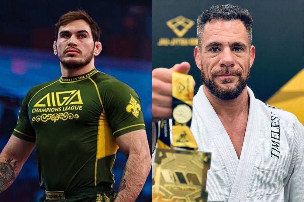 Giancarlo Bodoni and Rafael Lovato Jr no gi grappling matchup at ONE 173