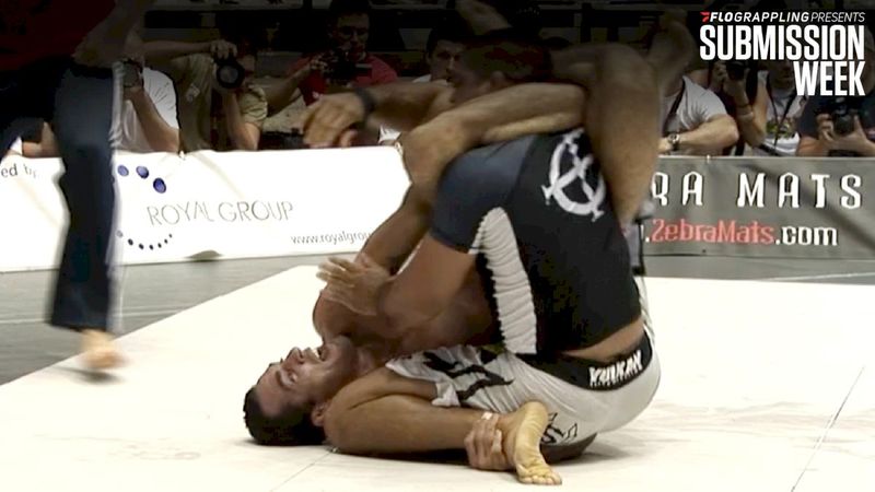 Braulio Estima ADCC 2009 reverse triangle finish submission