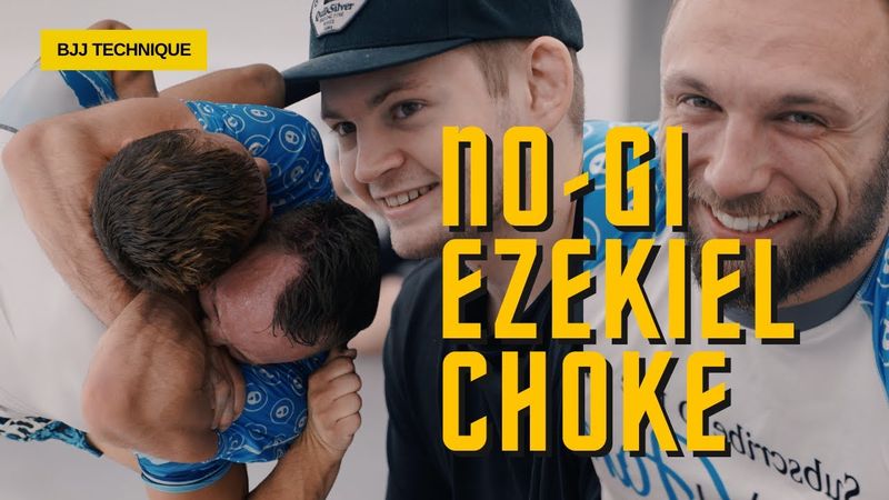 Craig Jones teaching no gi Ezekiel choke technique