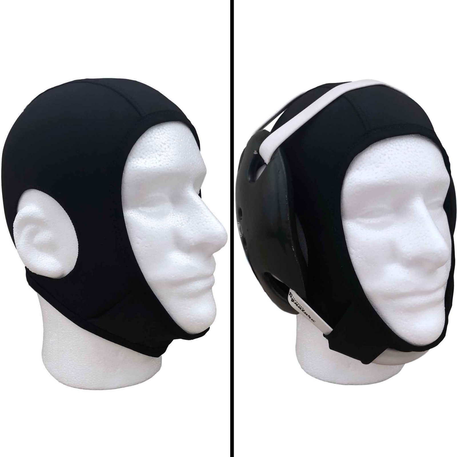 Wrestling hair cover and ear protection headgear for no-gi grappling