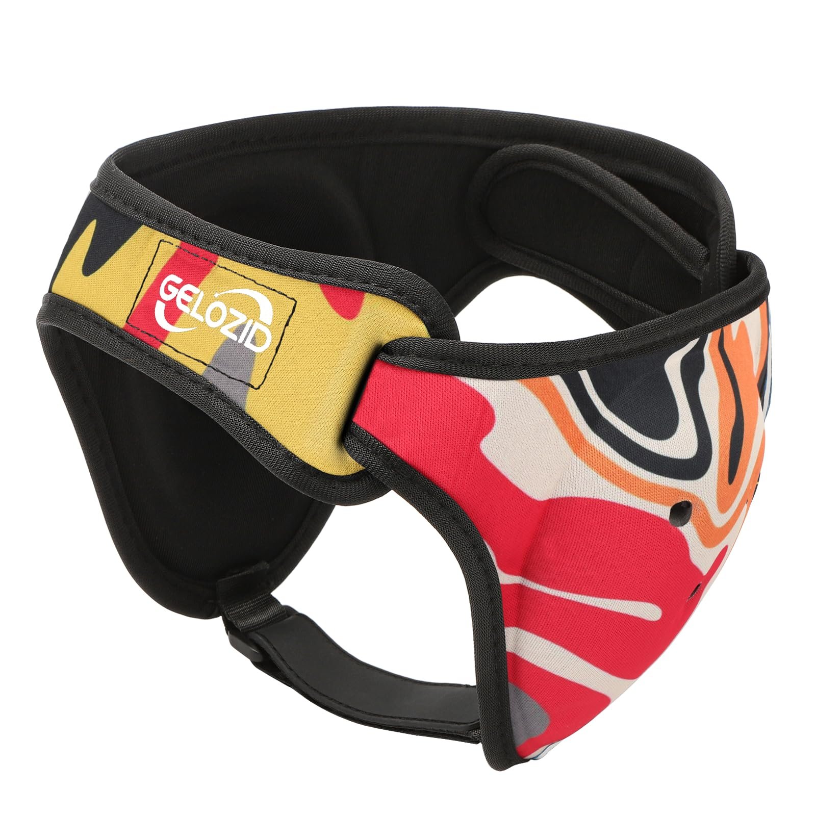 Gelozid Adjustable Wrestling Headgear for BJJ, MMA Grappling and Training, Ear Guard and Cauliflower Protection Helmet
