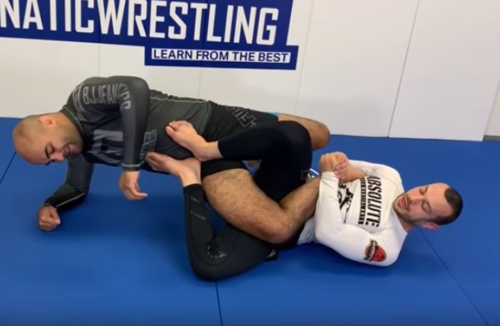 50/50 leg entanglement in no-gi, a common entry to the kneebar
