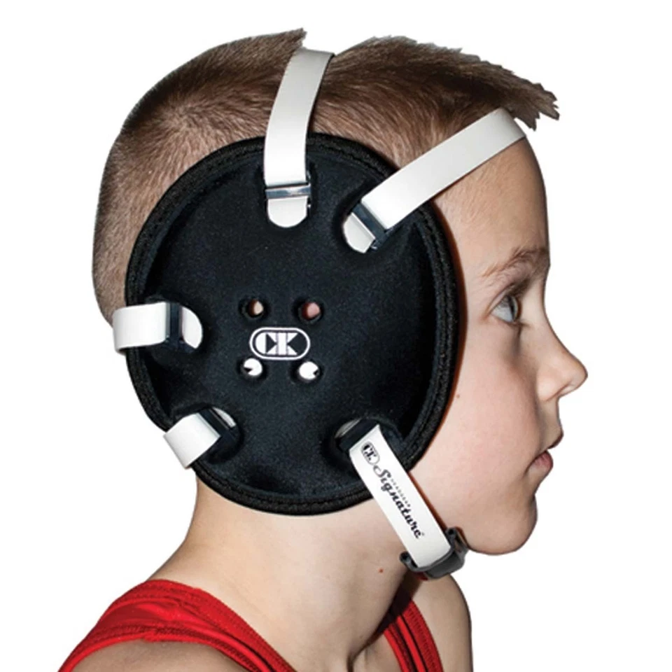 Cliff Keen Youth E58 Signature 4-Strap Stock Wrestling Headgear - Black - Image 1 of 1