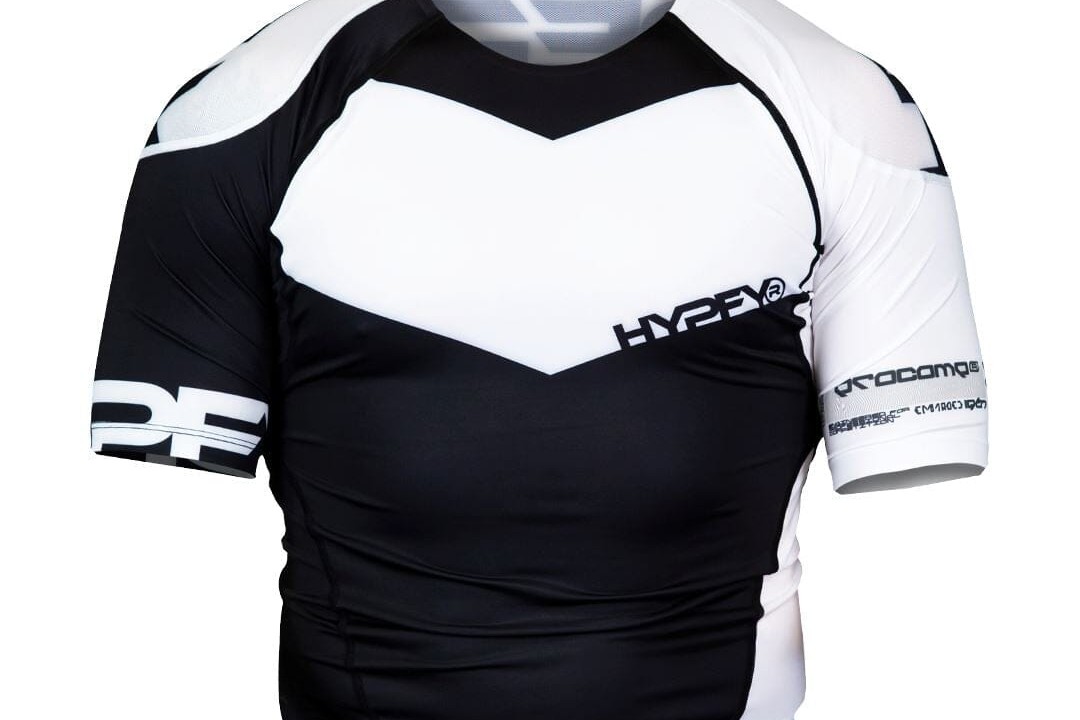 Hyperfly ProComp Edge black and white no-gi rashguard