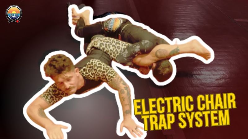 The electric chair sweep in action — competitor being swept from lockdown