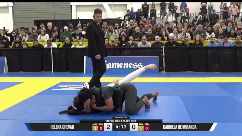 No gi BJJ competition choke submission attempt FloGrappling