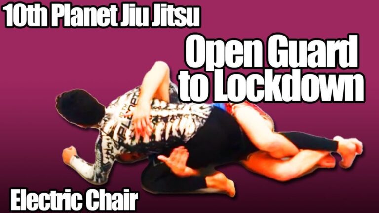 Electric chair sweep from lockdown in no-gi BJJ — 10th Planet technique