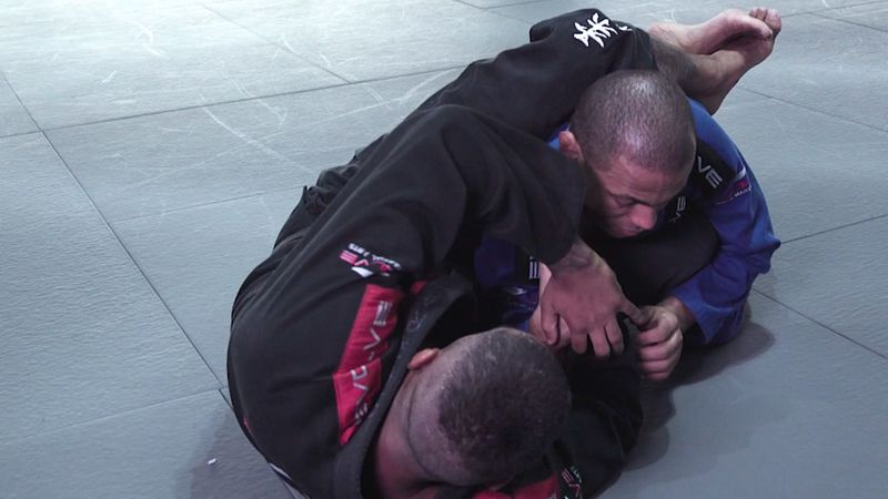 No gi wrist lock submission during live rolling