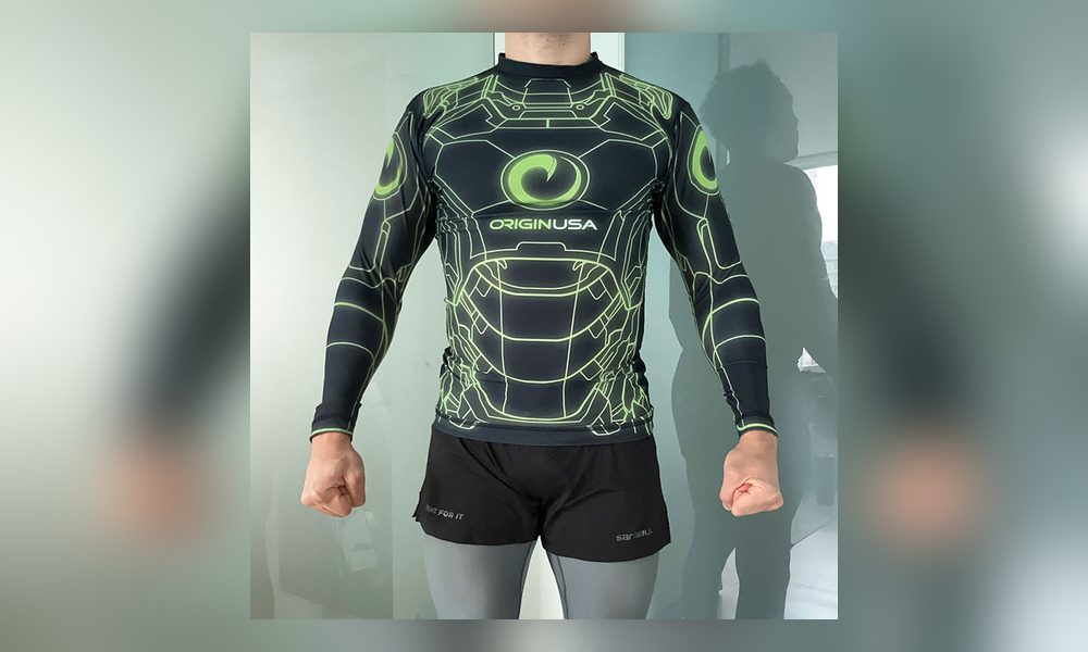 Origin USA rashguard, a premium best rashguard for BJJ