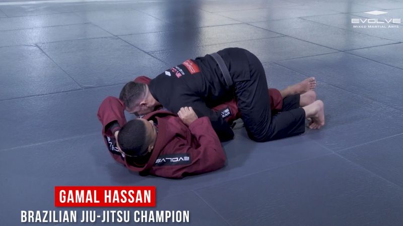 over-under pass from open guard no-gi grappling BJJ