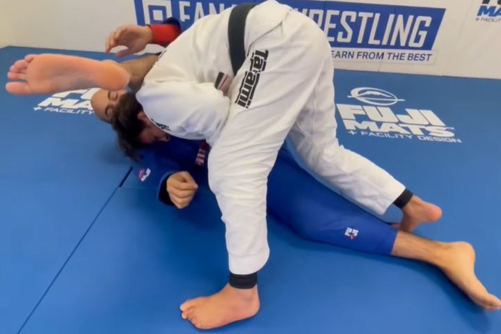 over-under pass variation no-gi BJJ technique detail
