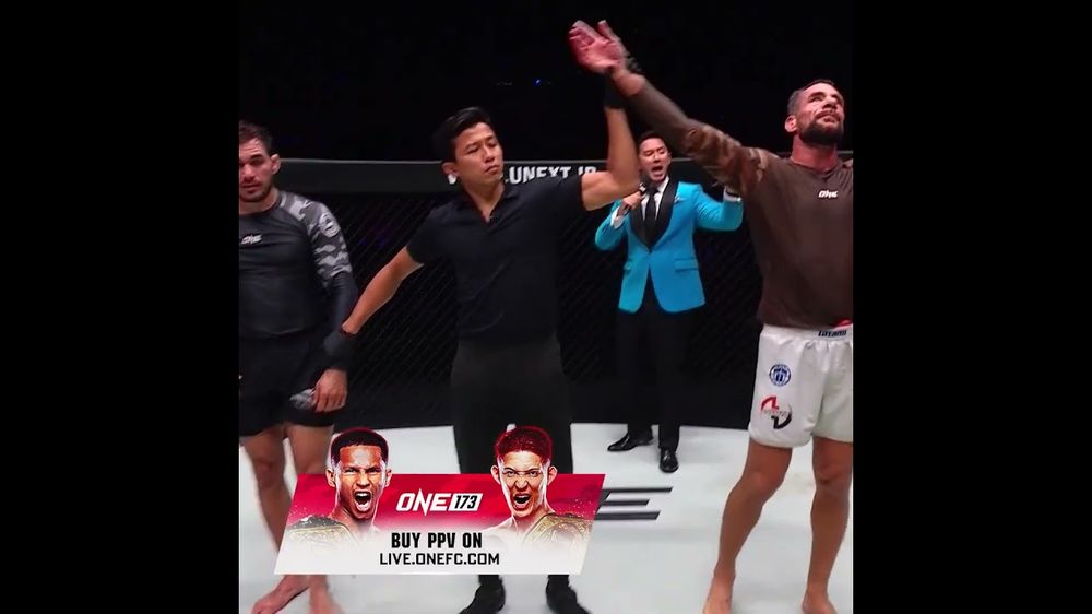 Rafael Lovato Jr after his omoplata-heavy win at ONE 173