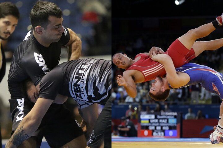 No-gi single leg and double leg takedown comparison
