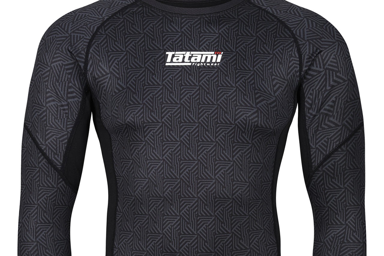 Tatami Fightwear Dimension black long sleeve no-gi rashguard