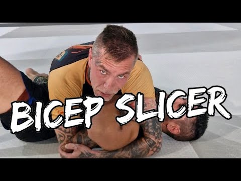 bicep slicer no-gi BJJ submission technique demonstration