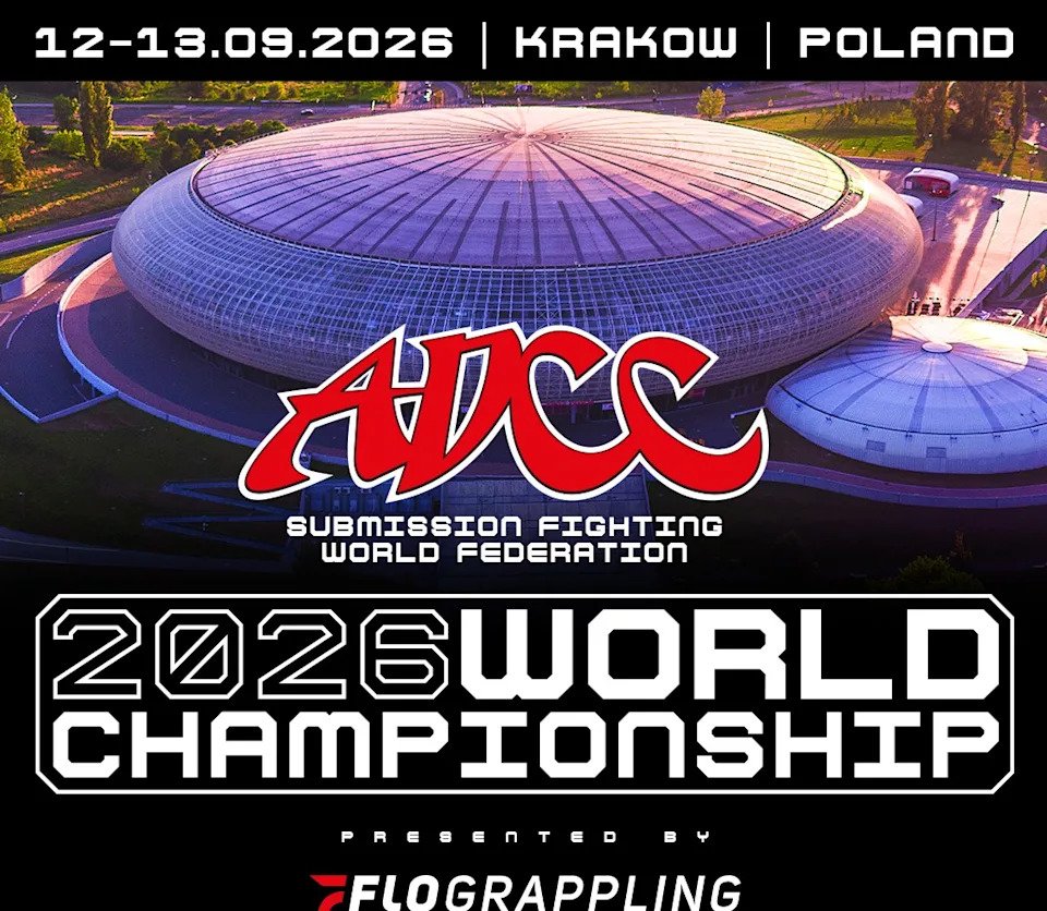 ADCC 2026 World Championship fight card confirmed 128 competitors Krakow Poland no-gi grappling