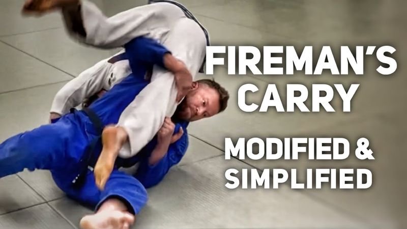 Fireman's carry grip setup position in no-gi grappling